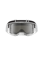 Alpinestars Maschere Vision 8 Amber, maschere da motocross, bianco e argento, lente specchiata anti-appannamento, telaio A-FLEX e ventilazione RAM-AIR
