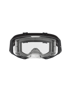 Alpinestars Maschere Vision 8 Amber, maschere da motocross con telaio A-FLEX nero e argento, lente trasparente e sistema di ventilazione RAM-AIR.