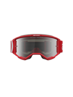Alpinestars Maschere Vision 5 Hone, maschere da motocross per uomo, rosse e bianche, con lente argento a specchio e sistema di ventilazione RAM-AIR, montatura flessibile A-FLEX per prestazioni off-road.