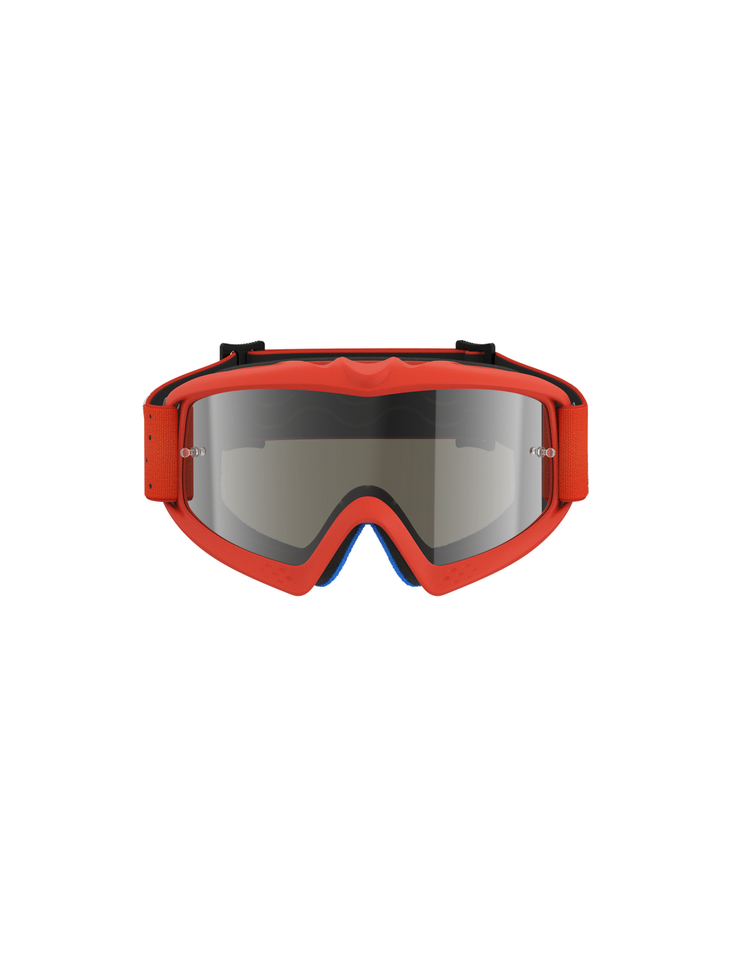 Alpinestars Maschere Vision Vesta Ragazzo, maschere da motocross per ragazzi, arancione con lente argento specchiato, protezione UVA e antiappannamento, telaio A-FLEX, equipaggiamento protettivo off-road.