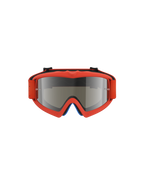 Alpinestars Maschere Vision Vesta Ragazzo, maschere da motocross per ragazzi, arancione con lente argento specchiato, protezione UVA e antiappannamento, telaio A-FLEX, equipaggiamento protettivo off-road.