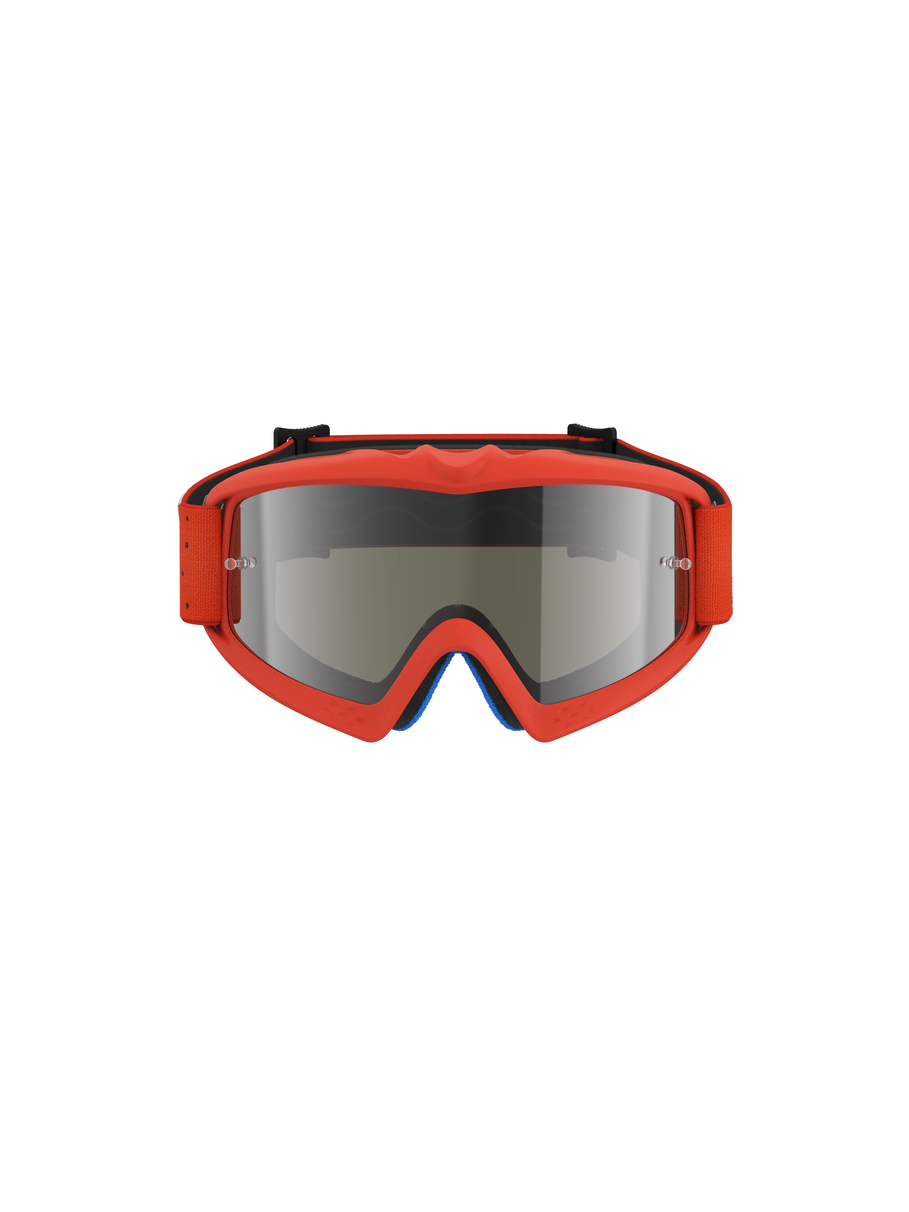 Alpinestars Maschere Vision Vesta Ragazzo, maschere da motocross per ragazzi, arancione con lente argento specchiato, protezione UVA e antiappannamento, telaio A-FLEX, equipaggiamento protettivo off-road.