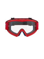 Alpinestars Occhiali Vision Youth Blaze, rosso e trasparente, occhiali da motocross per ragazzi dotati di telaio flessibile in uretano, lente in policarbonato antiappannamento con supporti per tear-off, vista frontale per prestazioni da gara off-road
