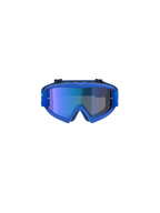 Alpinestars Vision Youth Blaze Goggles, occhiali da motocross, Blue Mirror Blue, con lente blu a specchio e montatura blu flessibile, occhiali protettivi ad alte prestazioni per giovani piloti fuoristrada