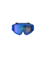 Alpinestars Vision Youth Blaze Goggles, occhiali da motocross, Blue Mirror Blue, con lente blu a specchio e montatura blu flessibile, occhiali protettivi ad alte prestazioni per giovani piloti fuoristrada