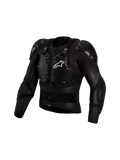 Alpinestars giacca protettiva Bionic Action V3, pettorina motocross nera e bianca con protezioni A-Morph certificate CE L1.
