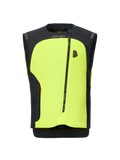 Alpinestars Tech-Air 3 V2 System, gilet airbag da moto, giallo neon e nero, con design a cerniera diagonale, sistema di protezione elettronico autonomo e struttura moderna ed elegante per uso stradale