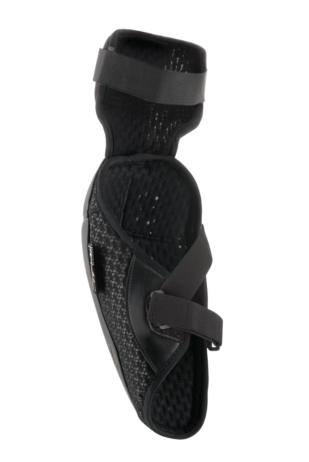 Alpinestars Gomitiere Bionic Plus, nero, vista interna con imbottitura in rete 3D e sistema di chiusura a doppia cinghia, design ergonomico leggero per protezione fuoristrada