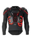 Alpinestars Airbag Tech-Air® Off-Road, sistema airbag moto off-road omologato FIM con protezione CE Livello 1, nero e rosso, costruzione in tessuto con protezione torace e schiena Nucleon CELL integrata
