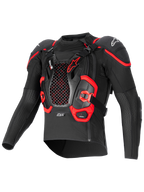 Alpinestars Airbag Tech-Air® Off-Road, giacca protettiva off-road con airbag, nero e rosso, protezione torace Nucleon CELL a nido d'ape, certificata CE