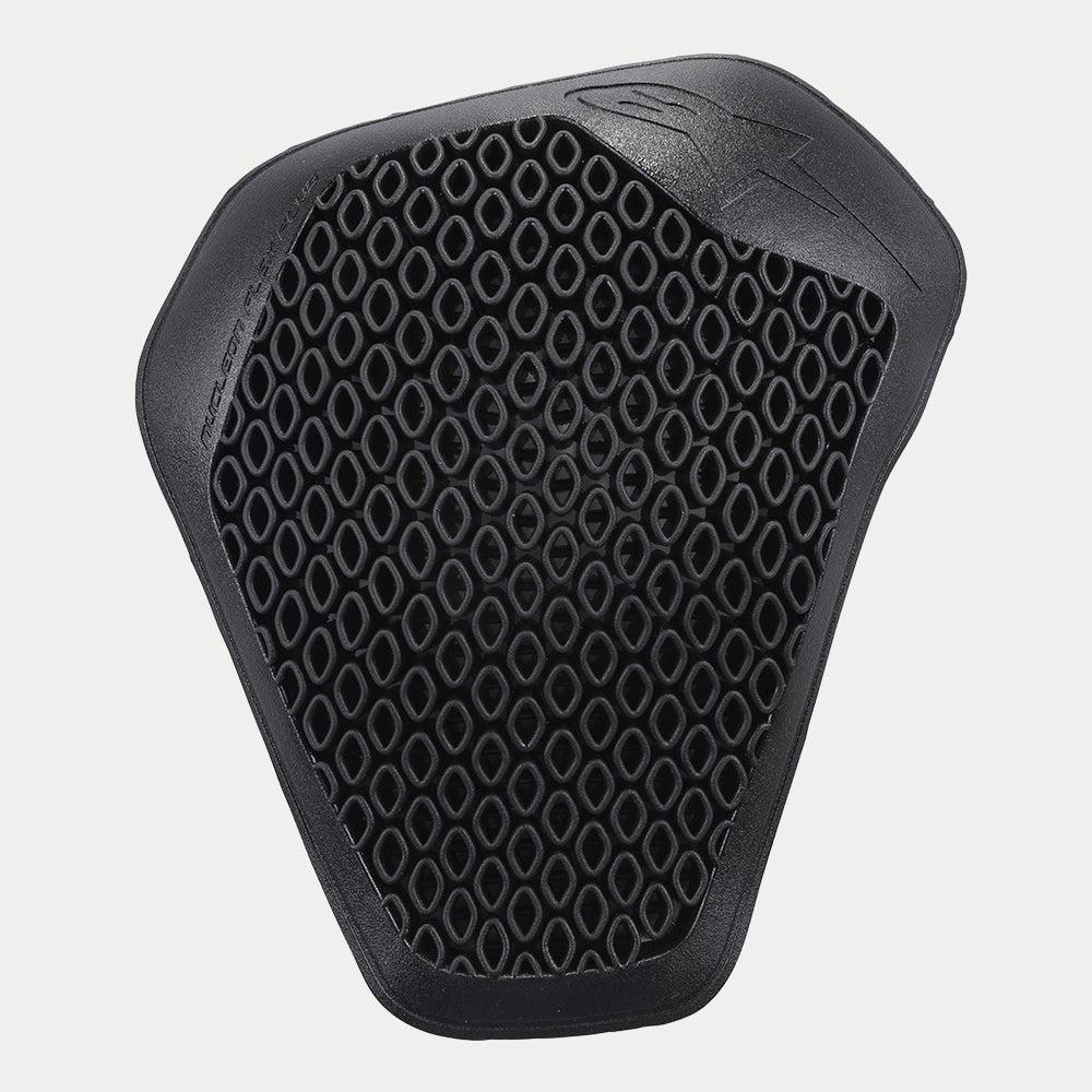Alpinestars Nucleon Flex Plus Protezione per le Spalle, nero, inserto protettivo per moto con struttura a celle traforate per la ventilazione e design ergonomico a basso profilo