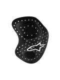 Alpinestars Nucleon Racing Kr-Hr, protezione anca da corsa, nero, protezione per motociclismo con fori di ventilazione e logo a stella bianco, design ergonomico con costruzione a strati