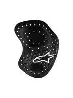 Alpinestars Nucleon Racing Kr-Hr, protezione anca da corsa, nero, protezione per motociclismo con fori di ventilazione e logo a stella bianco, design ergonomico con costruzione a strati