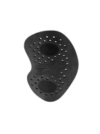 Alpinestars Nucleon Racing KR-HR Hip Protector, inserto protettivo per fianchi da moto nero, schiuma traforata ad assorbimento d'energia con gusci rigidi costampati, logo Alpinestars a stella in rilievo, design ergonomico per tute da corsa