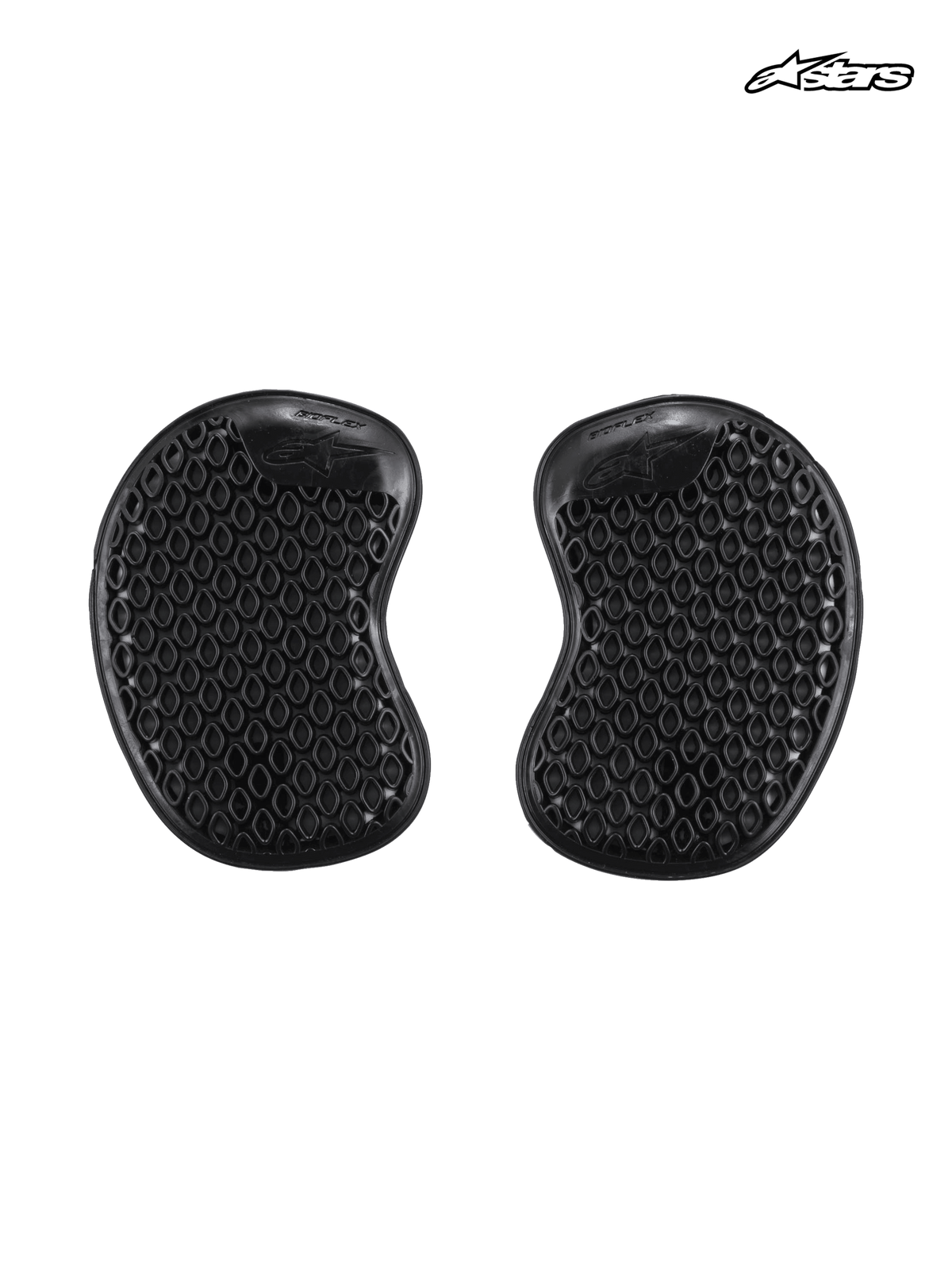 Alpinestars Protettori Per L'Anca Bioflex, protettori per l'anca da moto da uomo, neri, con design sottile e struttura cellulare ventilata per il massimo flusso d'aria