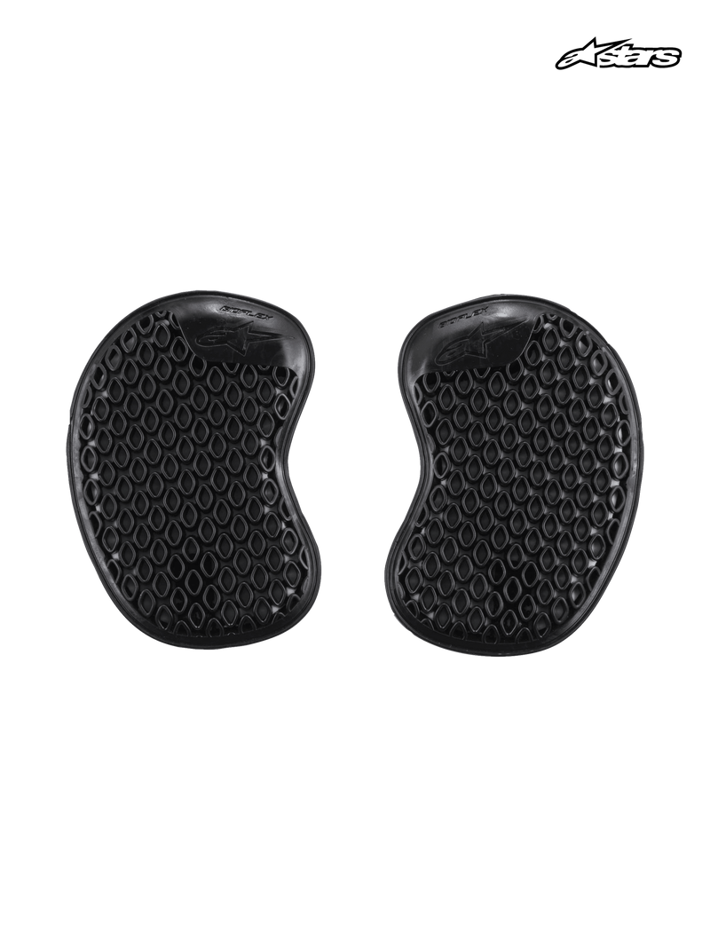 Alpinestars Protettori Per L'Anca Bioflex, protettori per l'anca da moto da uomo, neri, con design sottile e struttura cellulare ventilata per il massimo flusso d'aria