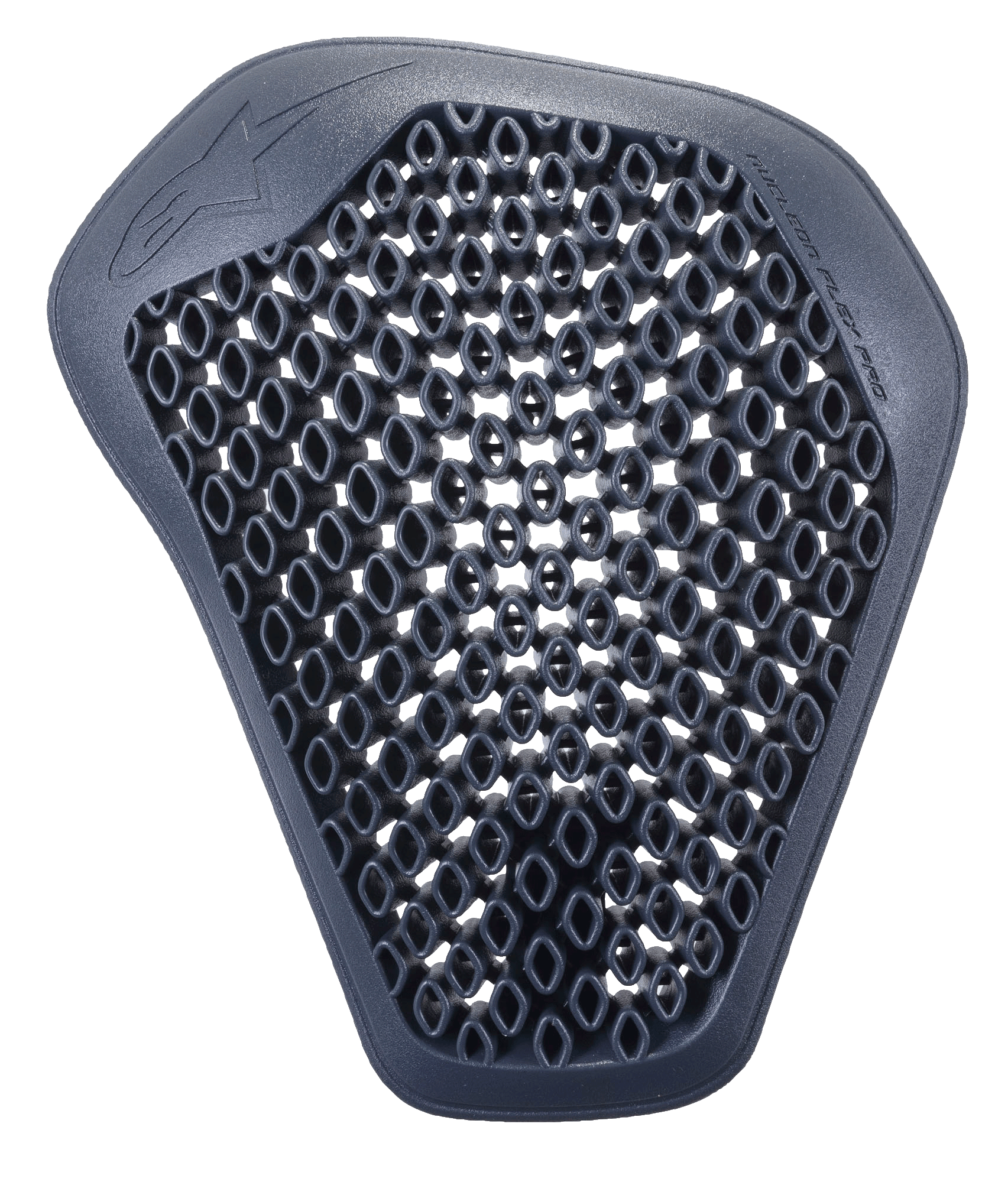 Protezione per spalla Alpinestars Nucleon Flex Pro, antracite, caratterizzata da un design a struttura aperta altamente ventilata, costruzione ergonomica flessibile e leggera per la protezione dagli impatti in moto
