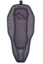 Alpinestars Nucleon Flex Proi Full Back Protector Insert, paraschiena da moto, Transparent Smoke Red, rivestimento in rete 3D grigia con nucleo rosso visibile, design ibrido altamente ventilato con bottone a pressione per l'integrazione con la giacca