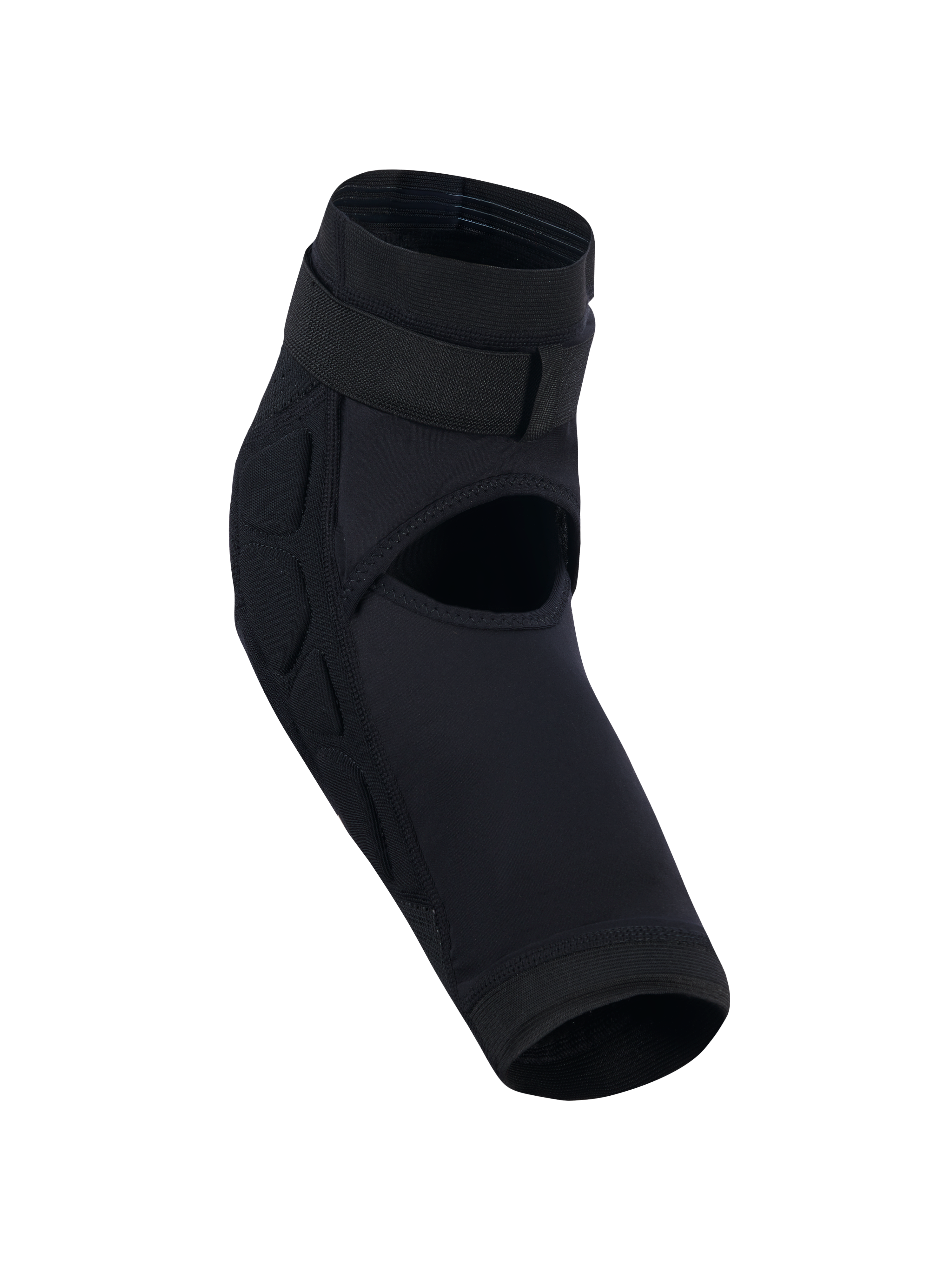 Alpinestars Bionic Plasma Youth Knee Protector, ginocchiera da motocross per ragazzi, nero, design con apertura posteriore per la ventilazione, cinturino superiore di sicurezza e imbottitura per impatti laterali, struttura anatomica a manica per la guida off-road