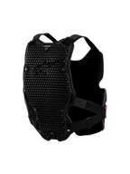 Alpinestars Protezione Torace Bionic Action V2, pettorina da motocross nera con pannelli ventilati A-Morph a nido d'ape.