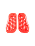 Alpinestars Nucleon Plasma Divided Chest Protector, inserto protezione torace da moto rosso, design a zigzag ventilato con fori, protezione dagli impatti certificata CE, costruzione leggera a due pezzi