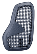 Alpinestars Nucleon Flex Pro Ci Protector, protezione toracica da moto, antracite, inserto protettivo grigio scuro con trama a nido d'ape, design ergonomico curvo con logo a stella in rilievo, microstruttura altamente ventilata