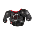 Alpinestars Protezione Torace Bionic Action Kickstart ragazzo, nera e rossa, ventilata per motocross con protezioni TPR.