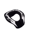 Alpinestars Collare Sequence Ragazzo, protezione collo motocross, nero e bianco, con schiuma a doppia densità.