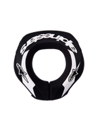 Alpinestars Collare Sequence Ragazzo, protezione collo motocross e MTB, nero e bianco, schiuma ergonomica a doppia densità.