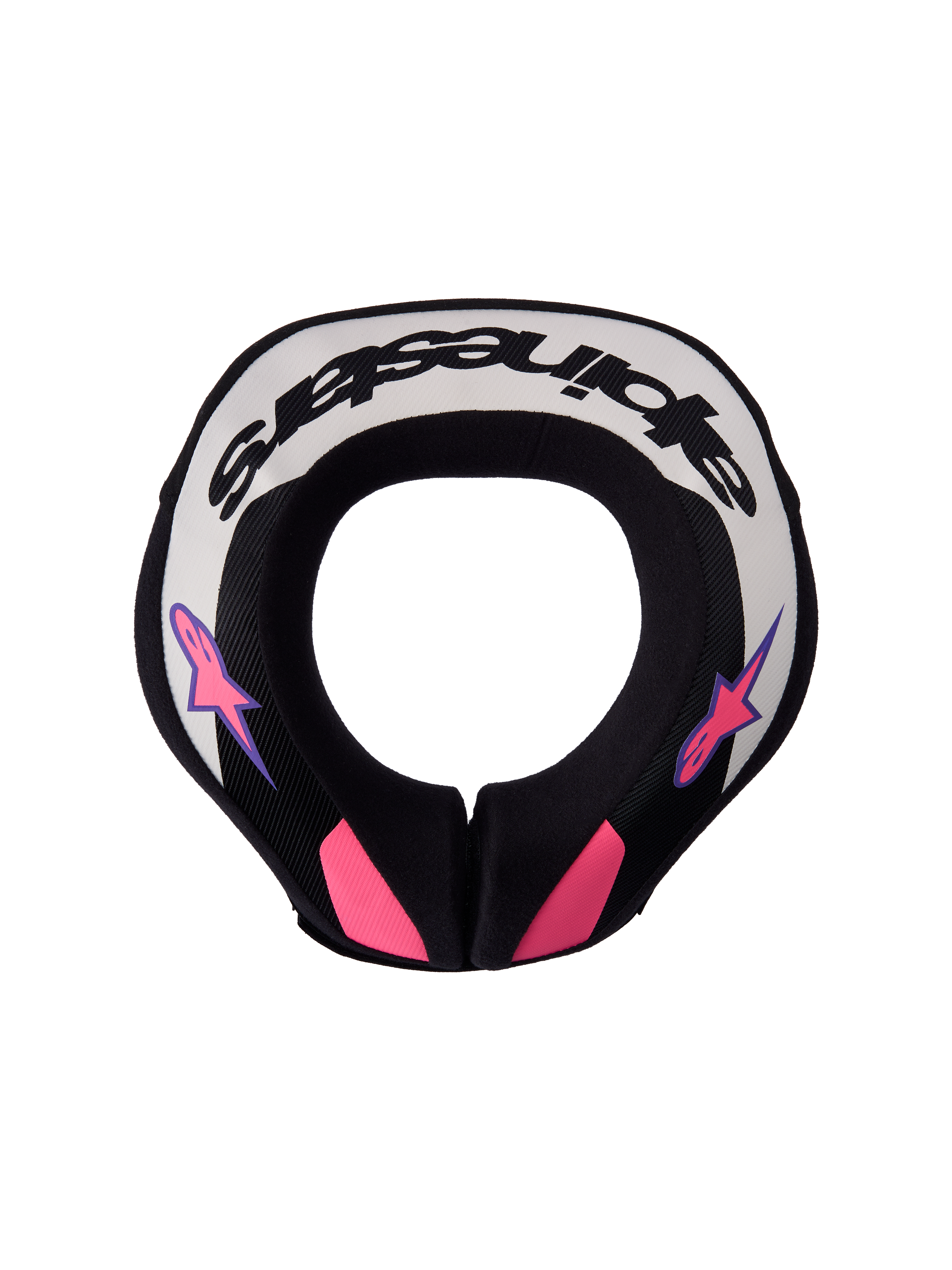 Alpinestars Collare Sequence Ragazzo, protezione collo da motocross, nero, grigio e viola, design ergonomico
