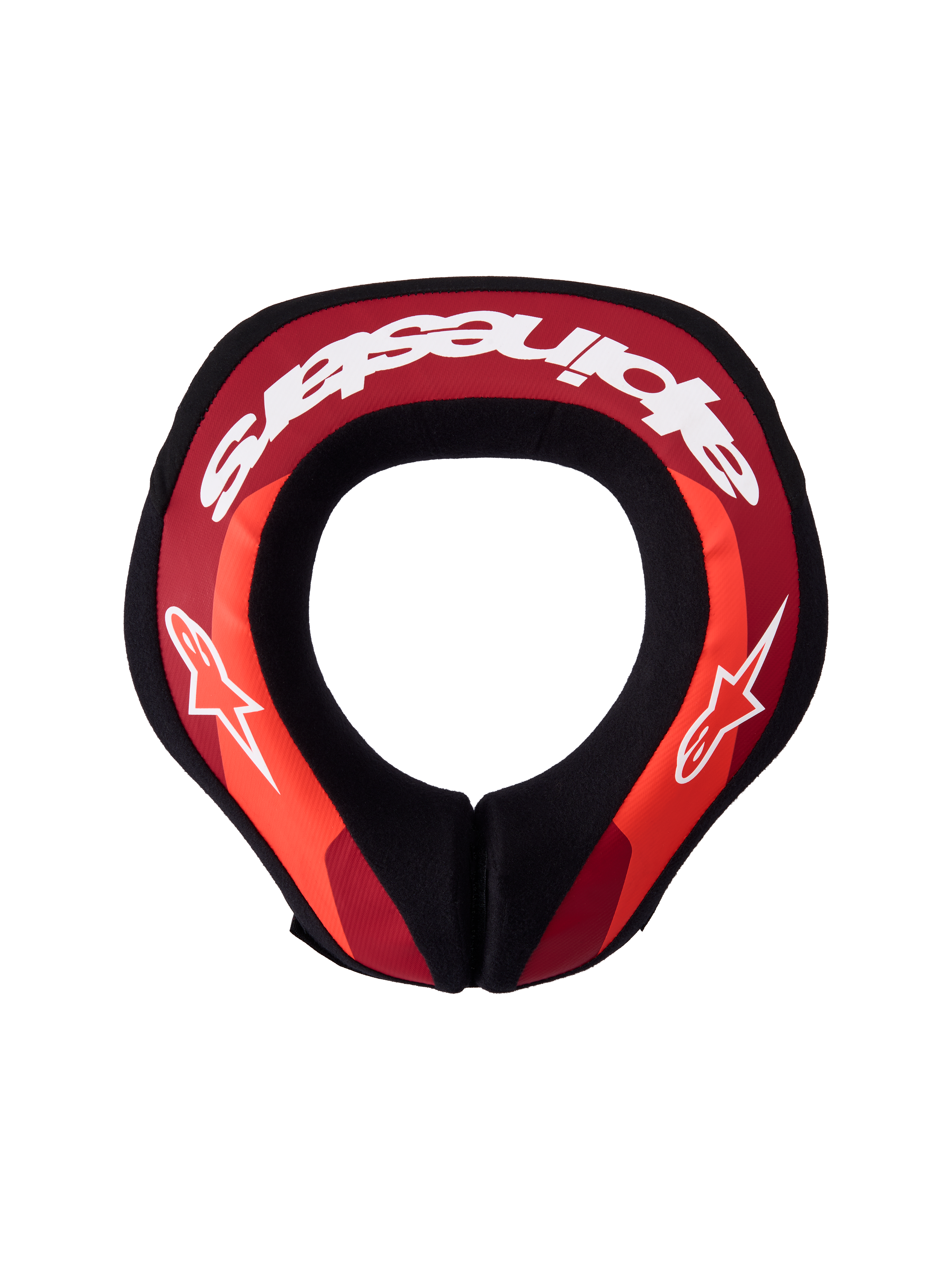 Alpinestars collare Sequence ragazzo, protezione per motocross e fuoristrada, rosso e bianco, nucleo a doppia densità.