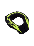 Alpinestars Collare Sequence Ragazzo, protezione collo per motocross e karting, giallo fluo e nero, design ergonomico, certificato CE