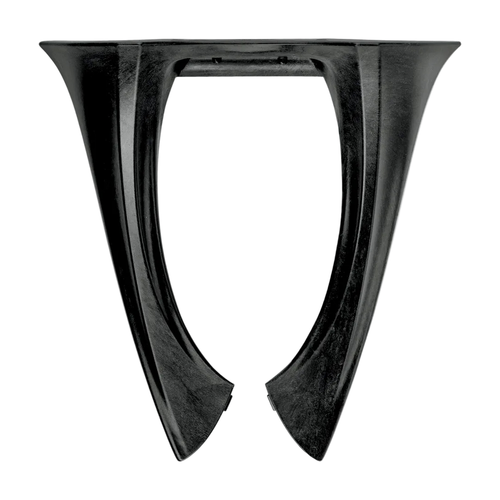 Alpinestars Collare BNS Tech Carbon, collare da motocross e off-road unisex, nero, in composto avanzato di polimeri al carbonio, vista dall'alto che mostra il design ergonomico del telaio per una protezione dagli impatti ultra-leggera.