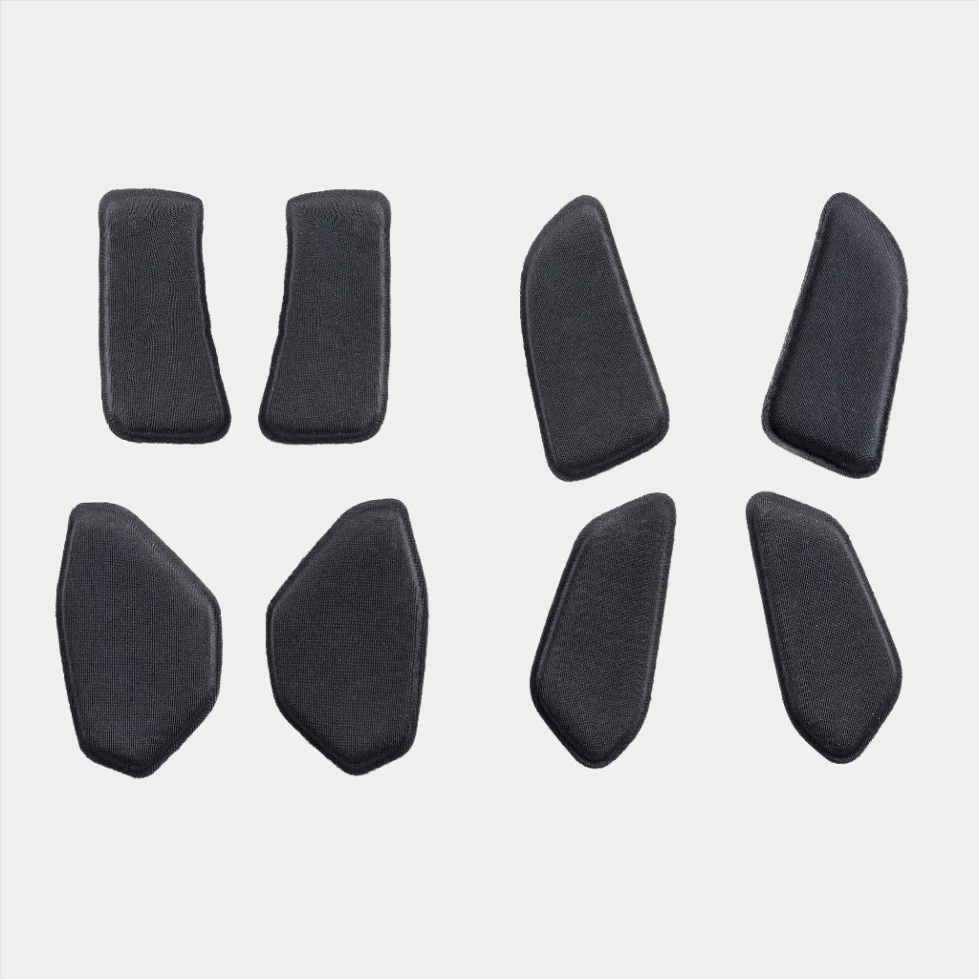 Alpinestars Set di imbottiture morbide BNS, nero, kit di ricambio da otto pezzi per sistemi di supporto cervicale BNS, inserti in schiuma sagomata per MTB e guida off-road