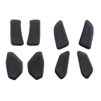 Alpinestars BNS Soft Pad Set, imbottiture di ricambio per il supporto del collo, nero, set di cuscinetti sagomati in tessuto testurizzato, progettato per il sistema BNS Tech 2, accessorio protettivo per MTB e fuoristrada