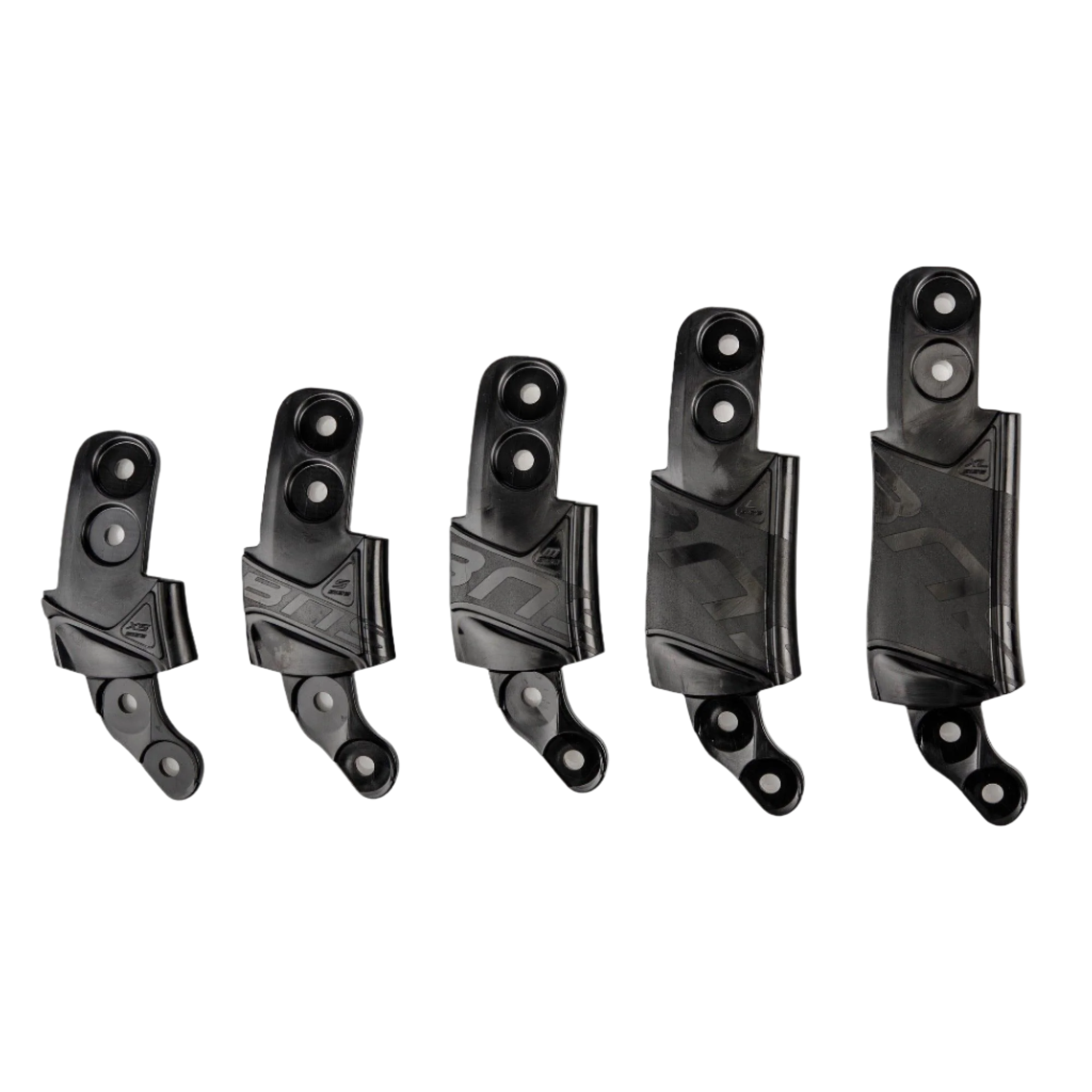 Alpinestars Kit Adattatore Taglia BNS, accessorio per supporto cervicale Bionic, nero, cinque componenti di dimensionamento in plastica di varie altezze per la regolazione precisa del tutore, componenti modulari per protezione fuoristrada