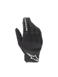 Alpinestars Guanti Copper, guanti da moto urban corti da uomo, nero e bianco, in mesh traspirante con protezione nocche.