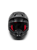Alpinestars Casco Supertech M10 Fame ECE 22.06, casco da motocross professionale, nero e rosso, certificato ECE 22.06