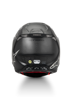 Alpinestars casco Supertech M10 Fame, casco motocross in carbonio nero opaco, protezione MIPS, vista posteriore