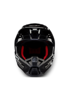 Alpinestars Casco S-M5 Corp ECE 22.06, casco da motocross grigio scuro lucido con interni rossi, certificato ECE