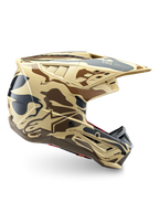 Alpinestars Casco S-M5 Mineral ECE 22.06, casco motocross fuoristrada, camouflage marrone e beige, certificato ECE 22.06