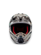 Alpinestars Casco S-M5 Mineral ECE 22.06, casco da motocross off-road, grigio caldo e verde celeste lucido, calotta in termoplastica, certificato ECE