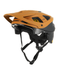 Alpinestars Vector Tech Zeal Helmet, casco da MTB mountain bike, arancione e nero con logo MIPS giallo, con grande visiera anteriore, molteplici prese d'aria e cinturino regolabile, progettato per la protezione nei percorsi fuoristrada