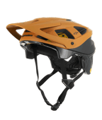Alpinestars Vector Tech Zeal Helmet, casco da MTB mountain bike, arancione e nero con logo MIPS giallo, con grande visiera anteriore, molteplici prese d'aria e cinturino regolabile, progettato per la protezione nei percorsi fuoristrada