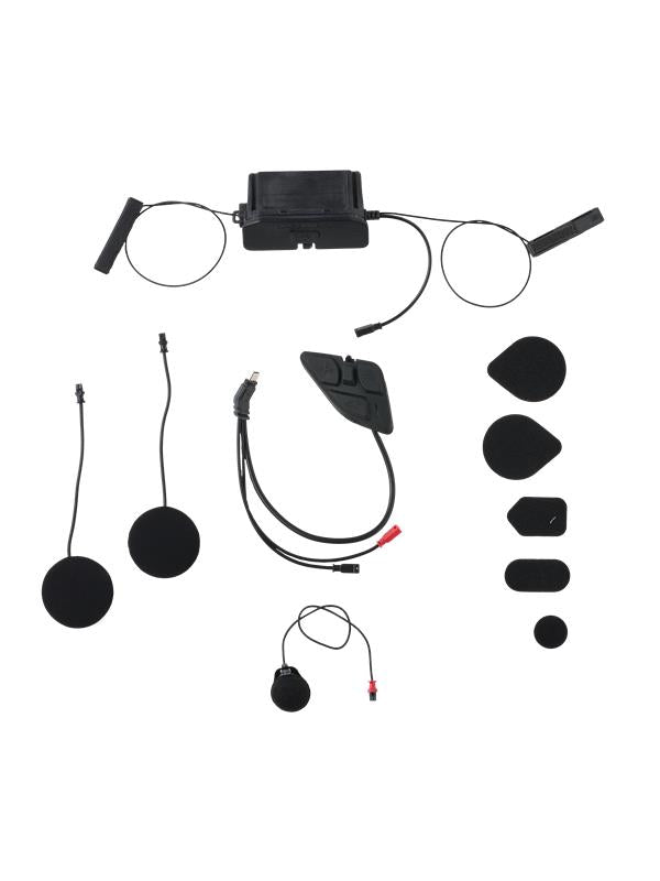 Alpinestars Sistema Di Comunicazione A-Connect, accessori per interfono per casco da moto con unità di controllo, altoparlanti, microfono e componenti di cablaggio, nero