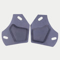 Alpinestars Supertech R10 Ear Pads Set, accessorio per casco da moto, grigio, coppia di cuscinetti auricolari interni di ricambio con base in tessuto grigio e fori ovali, imbottitura centrale in rilievo, ricambio ufficiale per caschi S-R10