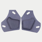 Alpinestars Supertech R10 Ear Pads Set, accessorio per casco da moto, grigio, coppia di cuscinetti auricolari interni di ricambio con base in tessuto grigio e fori ovali, imbottitura centrale in rilievo, ricambio ufficiale per caschi S-R10
