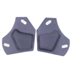 Set di cuscinetti auricolari Alpinestars Supertech R10, accessorio per casco, grigio, coppia di inserti imbottiti simmetrici con trama in tessuto morbido e aperture per il montaggio, parti di ricambio ufficiali per caschi S-R10