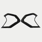 Alpinestars Supertech R10 Shield Mechanism Cover, accessorio per casco, nero lucido, coppia di coperture angolari in plastica per il meccanismo della visiera, finitura lucida, ricambio ufficiale per caschi S-R10
