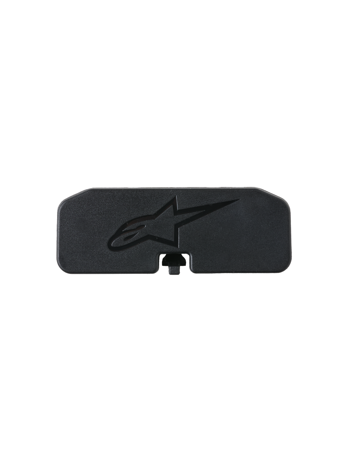 Alpinestars S-R7 Communication System Rear Cover, parte di ricambio per sistema di comunicazione casco moto, nero, con logo a stella in rilievo